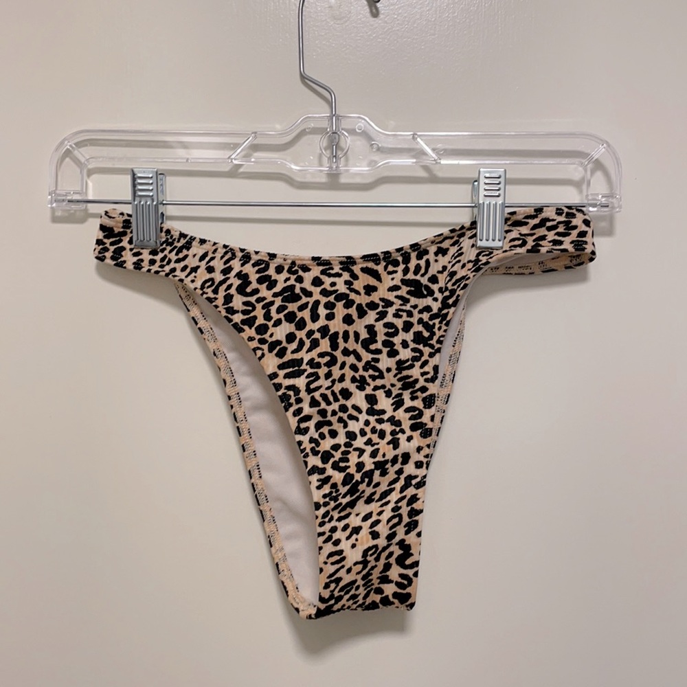 Hollister Cheetah Print Bikini Bottoms